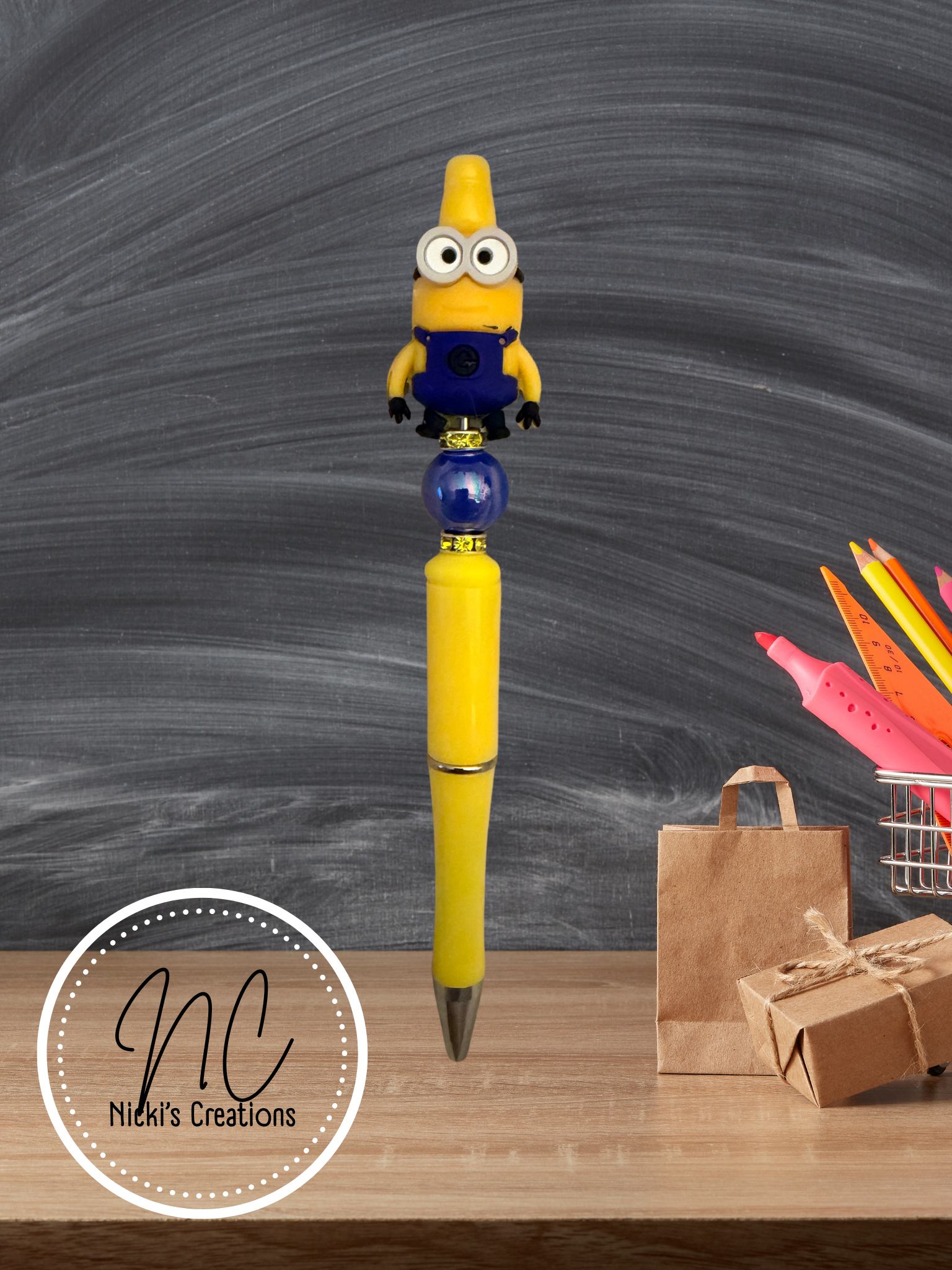 Hand-crafted Despicable Me (minion) Pen