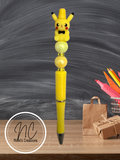 Hand-Crafted Pikachu Beaded Pen