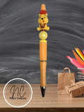 Hand-Crafted Winnie the Pooh Beaded Pen